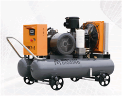 Aire / Agua de enfriamiento estacionario (armazón abierto) Tornillo Compresor de Aire